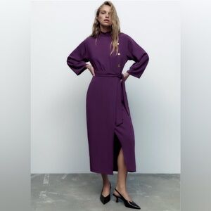 Zara Purple Maxi Dress